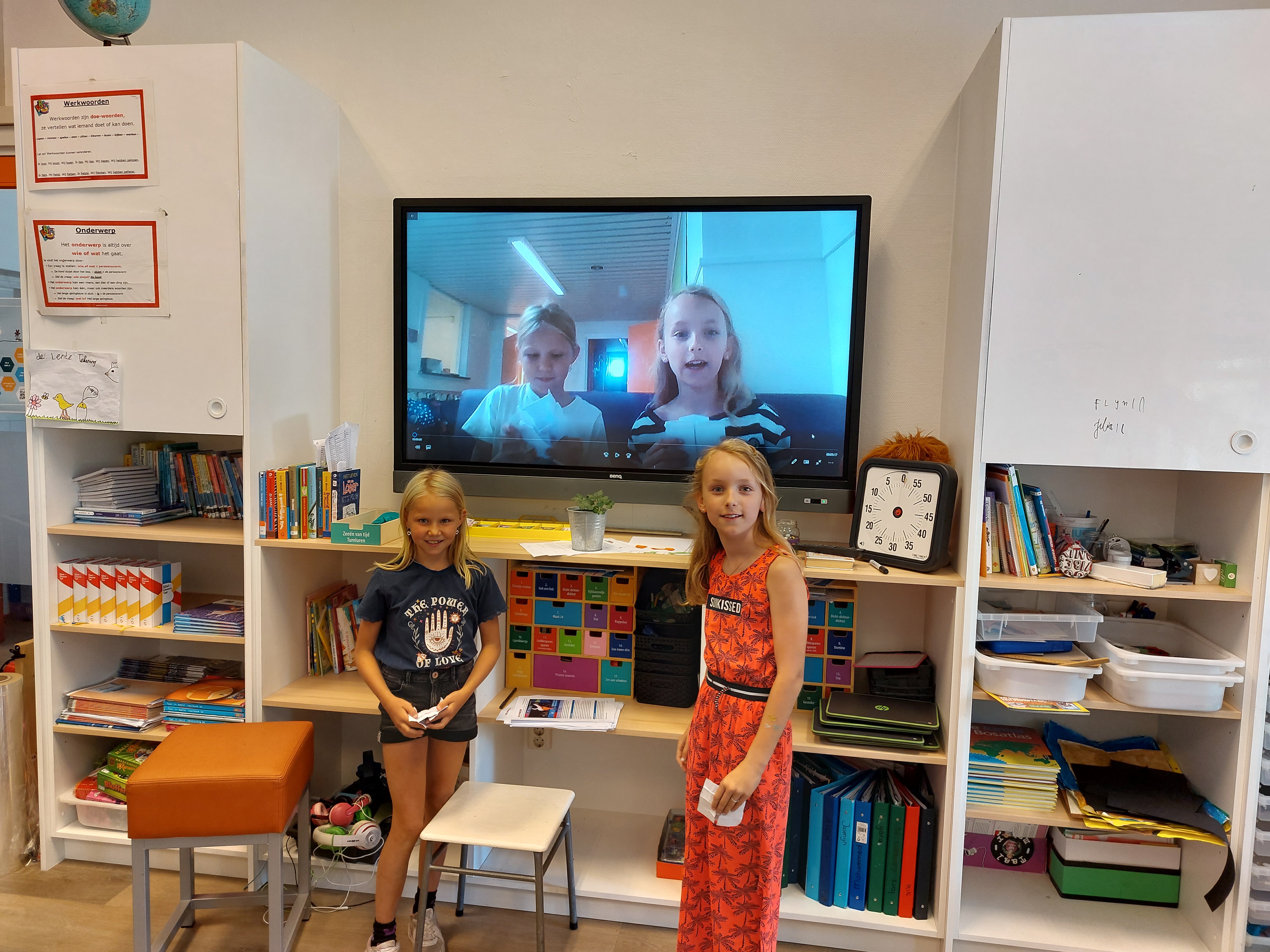 Voor één dag zelf de juf of meester